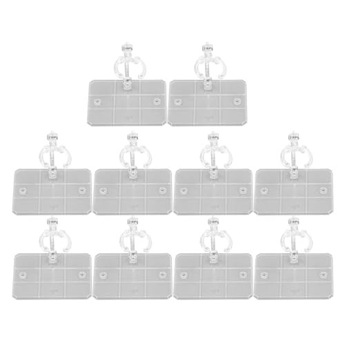 Beufee 10pcs Aktionsabbildung Stand, Aktionsabbildung Anzeige Inhaber Basis Hochstabilitätsmodell -Unterstützung für 6 -Zoll -Aktion Zahlen (Plastik 4) von Beufee
