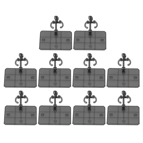 Beufee 10pcs Aktionsabbildung Stand, Aktionsabbildung Anzeige Inhaber Basis Hochstabilitätsmodell -Unterstützung für 6 -Zoll -Aktion Zahlen (Plastik 5) von Beufee