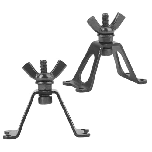 Beufee 2 STÜCKE 1/10 Reserveradträger, Simulation Reserveradträger hinten aus Aluminiumlegierung Reserveradhalterung mit Schrauben Passend für AXI AL SCX10 D90 von Beufee