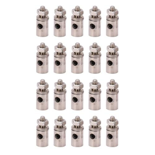 Beufee 20pcs RC -Druckstabanschluss, 2,1 mm RC -Flugzeugverbindungsstopper Edelstahl Schnellanpassungstopper für KT Fixed Flügelflugzeuge Beufee 20pcs RC -Druckstabanschluss, 2,1 mm RC -Flugzeugverbindungsstopper Edelstahl Schnellanpassungstopper für KT Fixed Flügelflugzeuge von Beufee