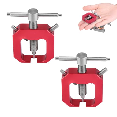 Beufee 2pcs RC Motor Zahnradabfertiger, Motorritzer Remover Professional Werkzeug Universal Motor Ritzel Zahnrad -Abzieher Remover für RC -Motoren Zubehör (Rot) von Beufee