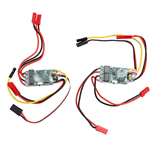 Beufee 2pcs RC gebürstet ESC, Dual Way Bidirectional ESC für RC -Modellboottank 130 180 gebürstete Motor Beufee 2pcs RC gebürstet ESC, Dual Way Bidirectional ESC für RC -Modellboottank 130 180 gebürstete Motor von Beufee