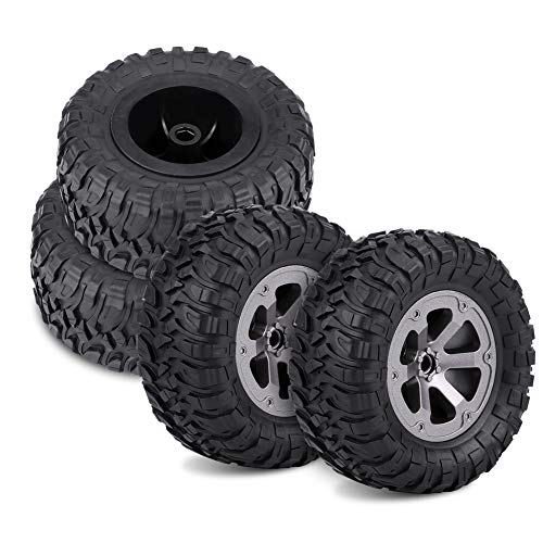 Beufee 4PCS/Set RC Car Tires, 1:16 Crawler Tires Anti Skid Pattern Remote Control Car Tyres Rubber Tyres RC Accessories Beufee 4PCS/Set RC Car Tires, 1:16 Crawler Tires Anti Skid Pattern Remote Control Car Tyres Rubber Tyres RC Accessories von Beufee