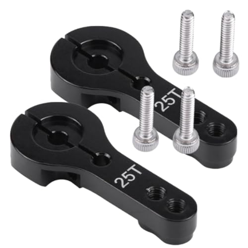 Beufee Servo-Horn 2 Stück 25T Servo-Hörner Metall lenkarm 25T Zähne Servo-Horn RC-Klemmung 25T Servo-Horn-Arm Lenkarme RC Zubehör Beufee Servo-Horn 2 Stück 25T Servo-Hörner Metall lenkarm 25T Zähne Servo-Horn RC-Klemmung 25T Servo-Horn-Arm Lenkarme RC Zubehör von Beufee