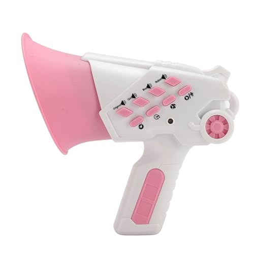 Beufee Voice Changer Device for Kids, Handheld Funny Sound Effects Voice Changing Device Volume Control Loud Clear Sound (Pink) von Beufee
