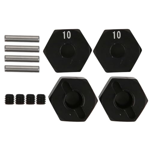 Beufee Wheel Hex Hub, CNC Machining Precisio RC Wheel Hex Hub Upgrade Part Accessory for SCX10 90046 90047 RR10 RC Crawler (10mm) von Beufee