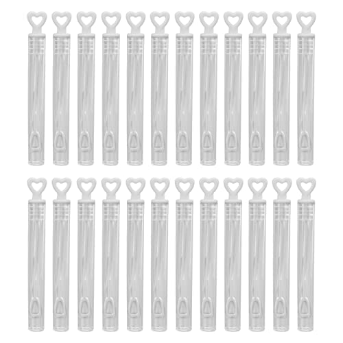 Bubble Stab, 24 pcs Bubbles Party Gefälligkeiten für Kinder Herz Bubble Sticks süße Reine Farbe Liebe hausgemachter leerer Mini -Bubble -Röhrchen -Stick Spielzeug Bubble Stab, 24 pcs Bubbles Party Gefälligkeiten für Kinder Herz Bubble Sticks süße Reine Farbe Liebe hausgemachter leerer Mini -Bubble -Röhrchen -Stick Spielzeug von Beufee