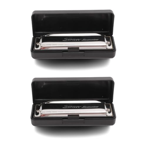 Mundharmonicaschlüssel von G, 2pcs 10 Löcher 20 Töne Mund Organ tragbare Mundable Mundharmonika mit Anfängerkindern Mundharmonicaschlüssel von G, 2pcs 10 Löcher 20 Töne Mund Organ tragbare Mundable Mundharmonika mit Anfängerkindern von Beufee