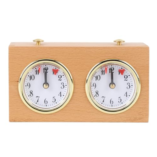 Schach Clocktimer, Retro -Holzwettbewerb Timing Mechanical Tool für Brettspiele Schach Clocktimer, Retro -Holzwettbewerb Timing Mechanical Tool für Brettspiele von Beufee