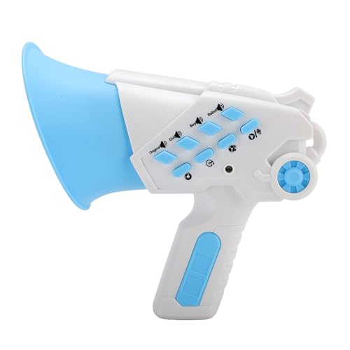 Voice Changer Device for Kids, Handheld Funny Sound Effects Voice Changing Device Volume Control Loud Clear Sound (Blue) von Beufee