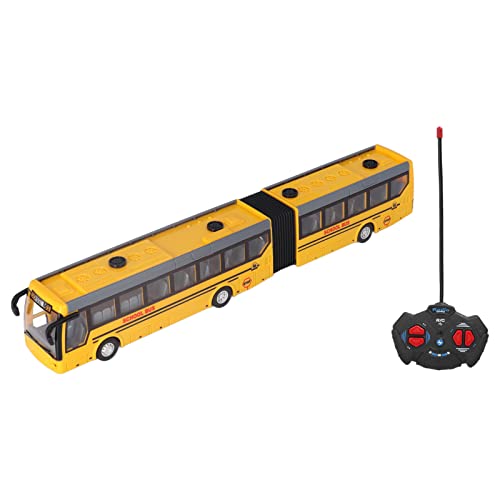 Bewinner Ferngesteuerter Bus, RC-Schulbus Im Maßstab 1:48, Allround-Bewegungs-Stadtbus-Spielzeug, Ferngesteuertes Auto, Elektronische Fahrzeuge, Geschenk für Geburtstage, Weihnachten (Gelb) von Bewinner