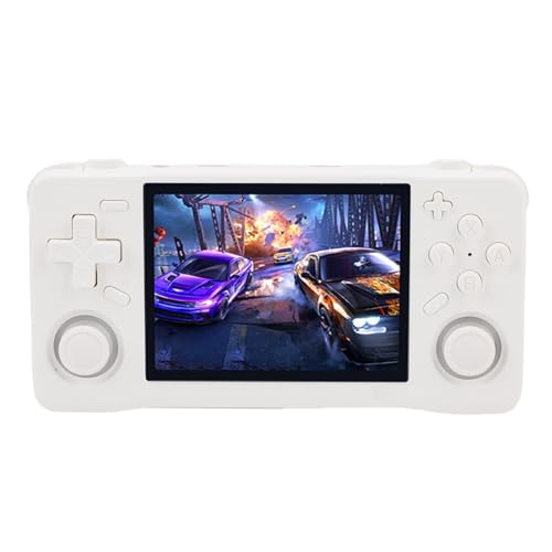Bewinner Retro-Handheld-Spielekonsole, 3,5-Zoll-HD-Bildschirm, RK3326 64-Bit-Konsole mit 4000-mAh-, tragbarer Gaming-Player für N64 GBA SFC, unterstützt mehrere Emulatoren (64GB) von Bewinner