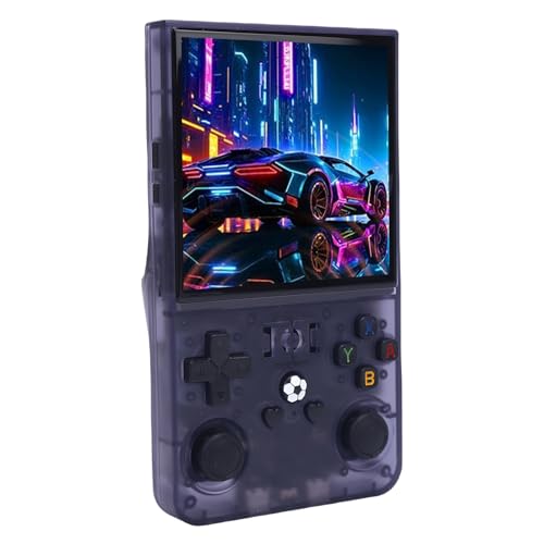 R36MAX Retro Handheld Game Console, Unterstützt 30 Emulatoren, 4 Zoll 720x720 Bildschirm, Tragbare Open -Source -Linux -System -Videospielkonsole, 4000mah (64G) von Bewinner