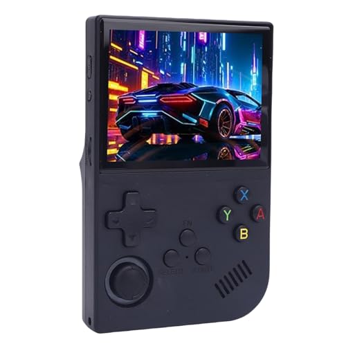 XGB36 Retro Handheld Game Console, 3,5 Zoll 640x480 Bildschirm mit Integrierten 15000 Klassischen Spielen Open Source Linux -System Video Spielekonsole, 3500mah (64G) von Bewinner