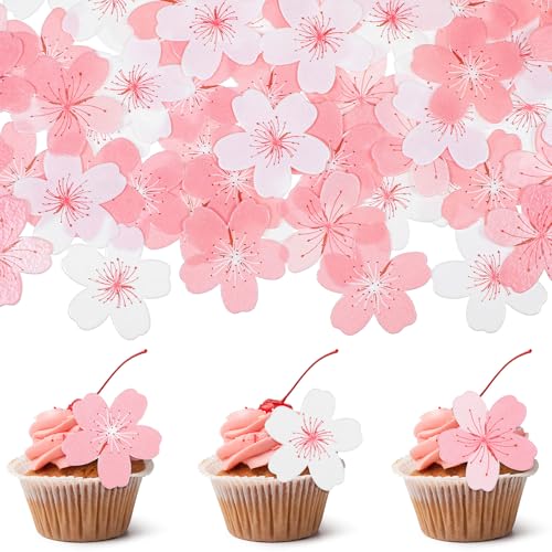 Bewudy 60 Stück Kirschblüten Tortendeko Blumen Essbar, Kirschblüten Deko-Torte Rosa Kirschblute Deko Torteessbar lüten Cupcake Topper Blumendeko Essbare Für Torte Für Geburtstag Hochzeit Bewudy 60 Stück Kirschblüten Tortendeko Blumen Essbar, Kirschblüten Deko-Torte Rosa Kirschblute Deko Torteessbar lüten Cupcake Topper Blumendeko Essbare Für Torte Für Geburtstag Hochzeit von Bewudy