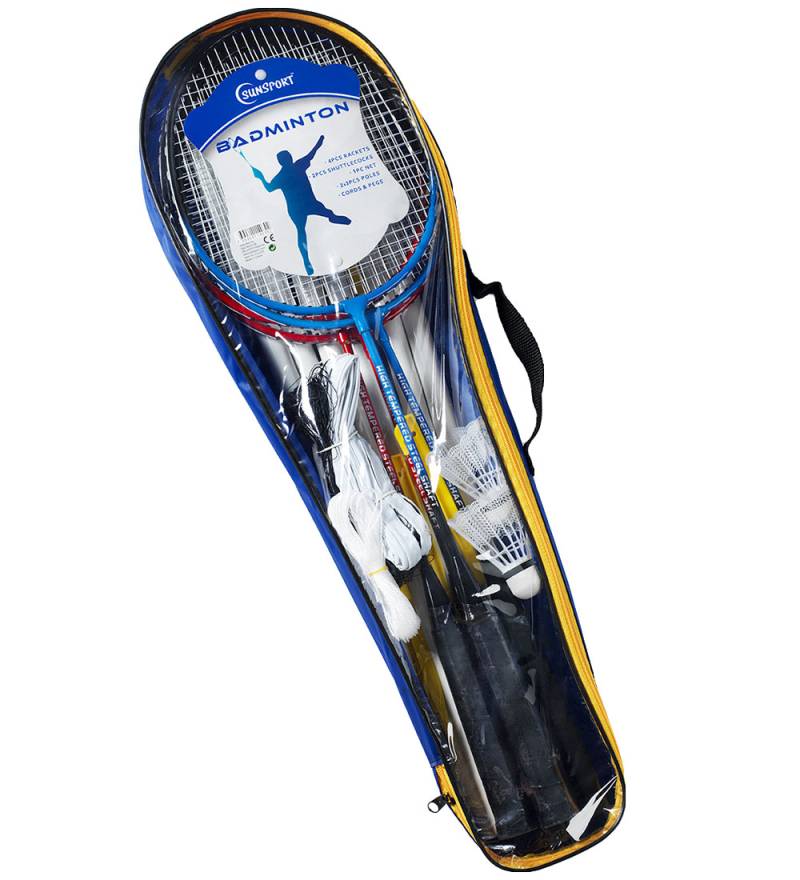 Bex Sport Badminton Set - Sunsport - 4 Schläger Komplettset - Bex Sport - One Size - Spielzeug Bex Sport Badminton Set - Sunsport - 4 Schläger Komplettset - Bex Sport - One Size - Spielzeug von Bex Sport