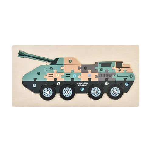 3D Holzpuzzle | Kinderpuzzle Spielzeug,Interaktiver Bausatz In Panzer-Form Aus Holz Lernspielzeug Kreativgeschenk Für Kinder Und Erwachsene 3D Holzpuzzle | Kinderpuzzle Spielzeug,Interaktiver Bausatz In Panzer-Form Aus Holz Lernspielzeug Kreativgeschenk Für Kinder Und Erwachsene von Bexdug