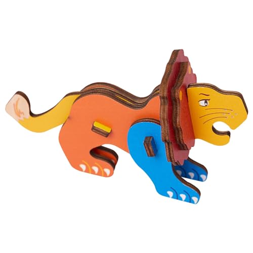Bexdug 3D-Tierpuzzle für Kinder,Tier-3D-Puzzle für Kinder - Eichhörnchen-Rätsel für Kleinkinder,Dreidimensionales Holzpuzzle, Kinderspielzeug, Cartoon-Montagemodell, DIY, Lernspielzeug für Kinder von Bexdug