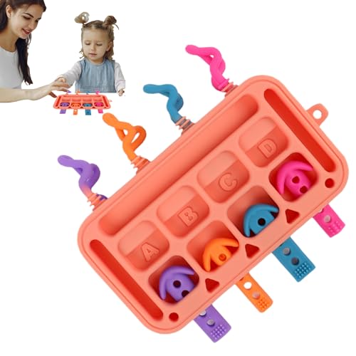Bexdug Baby Aktivitätsbrett | Frühförderung Spielzeug - Pädagogisches Lernspielzeug Mit Silikon Steckspiel Für Kindergarten Und Vorschule Bexdug Baby Aktivitätsbrett | Frühförderung Spielzeug - Pädagogisches Lernspielzeug Mit Silikon Steckspiel Für Kindergarten Und Vorschule von Bexdug