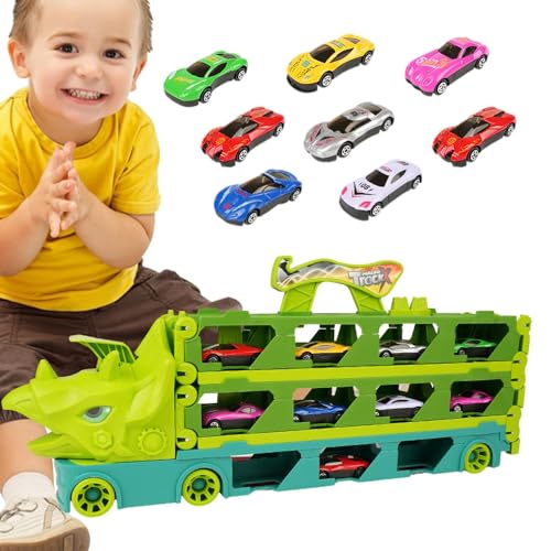 Bexdug Dinosaurier-LKW-Spielzeug für Kinder - Kleinkind-LKW-Spielzeug - Lustiges und lehrreiches Dinosaurier-Spielzeug, LKW-Geschenk für Kinder, Jungen und Mädchen von Bexdug