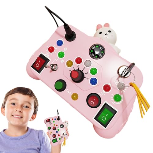 Bexdug -Fleißspielzeug, Kleinkind-Fleißspielzeug,Kleinkind Aktivitätsbrett Spielzeug - Vorschulspielzeug zur Schulung der Sinneswahrnehmung für Kinder im Alter von 1–7 Jahren von Bexdug