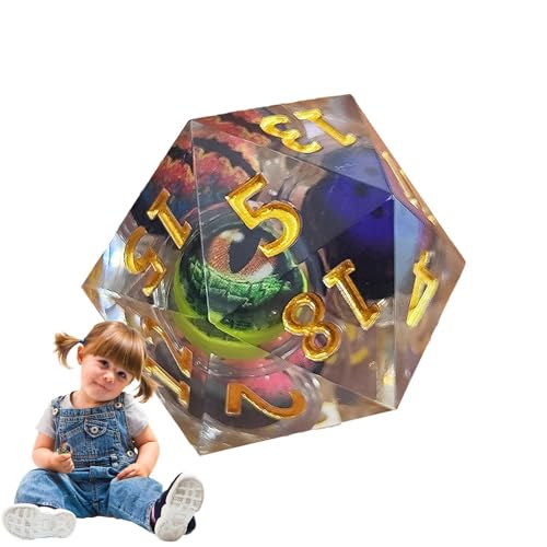 Bexdug Flüssige Drachenaugenwürfel, Drachen Augenharzwürfel | Flüssigkernharz -Augenwürfel | Quicksand -Effekt, handgefertigtes Handwerk, Rollenspiele -Spielzubehör, Tabletop -Dekoration für Bexdug Flüssige Drachenaugenwürfel, Drachen Augenharzwürfel | Flüssigkernharz -Augenwürfel | Quicksand -Effekt, handgefertigtes Handwerk, Rollenspiele -Spielzubehör, Tabletop -Dekoration für von Bexdug