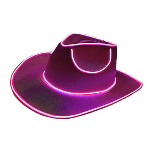 Bexdug Glitzernde Cowgirl-Hüte, neonfarbener Rancher-Hut, LED-Cowboyhut, leuchtender Cowboyhut, glitzernder Cowboyhut, leuchtender Cowboyhut, Disco-Leuchthut, Kostümzubehör für Damen und Herren Bexdug Glitzernde Cowgirl-Hüte, neonfarbener Rancher-Hut, LED-Cowboyhut, leuchtender Cowboyhut, glitzernder Cowboyhut, leuchtender Cowboyhut, Disco-Leuchthut, Kostümzubehör für Damen und Herren von Bexdug