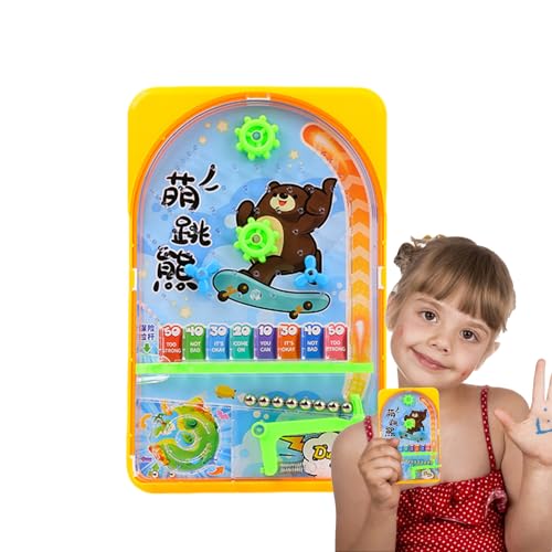 Bexdug Handheld-Sportspiel,Entwicklungs-Flipper-Labyrinth-Spielzeug für Kinder - Early Development Toys Flipperspiel für strategisches Denken für Schlafzimmer, Party, Schlafsaal, Klassenzimmer von Bexdug