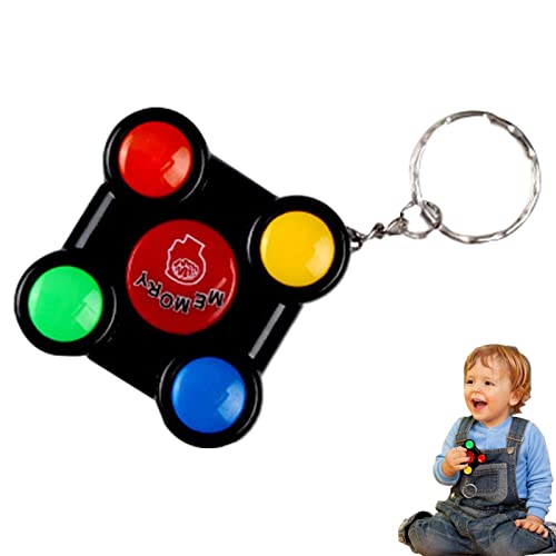 Bexdug Kinder-Memory-Spiel | Blinkendes elektronisches Gedächtnis-Denkspiel - Mini-Spiele Schlüsselanhänger, blinkendes klassisches Denkspielzeug für Jungen, Mädchen von Bexdug