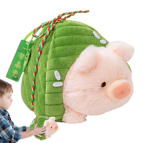 Bexdug Kuscheltiere Für Kinder - Festliche Tier Plüschfiguren Mit Drachenbootfest-Motiv | Süßes Weiches Kuscheltier Als Geschenk Zum Drachenbootfest Ostern Geburtstag Valentinstag Für Babys Mädchen von Bexdug