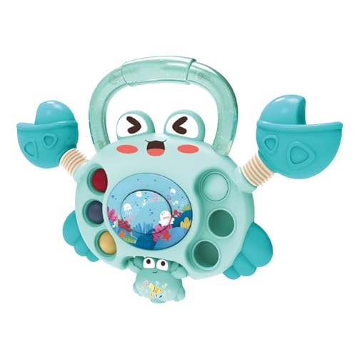 Bexdug Laufender Krabbe Baby Spielzeug - Greifspiel Für Kleinkinder Mit Streckübungen,Interaktives Früh Lern 6-in-1 Laufender Tanzender Sensorischer Für Kinder Ab DREI Bexdug Laufender Krabbe Baby Spielzeug - Greifspiel Für Kleinkinder Mit Streckübungen,Interaktives Früh Lern 6-in-1 Laufender Tanzender Sensorischer Für Kinder Ab DREI von Bexdug