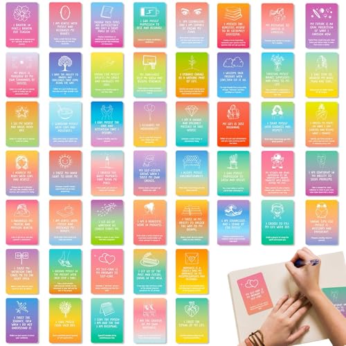 Bexdug Meditationskarten | 50 Affirmationskarten Für Mehr Achtsamkeit - Meditationshilfe Zur Stressbewältigung Für Frauen Jugendliche Kinder & Männer Zur Förderung Von Positivität Und Selbstvertrauen Bexdug Meditationskarten | 50 Affirmationskarten Für Mehr Achtsamkeit - Meditationshilfe Zur Stressbewältigung Für Frauen Jugendliche Kinder & Männer Zur Förderung Von Positivität Und Selbstvertrauen von Bexdug