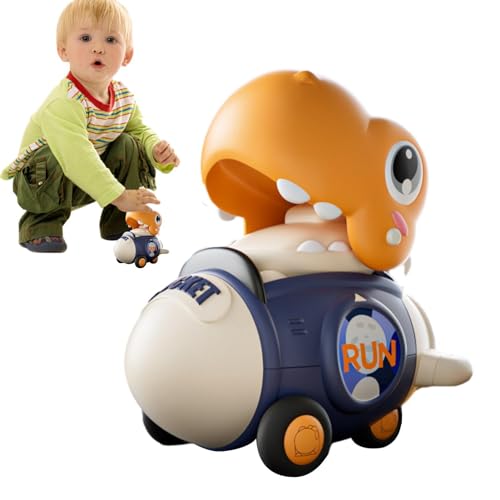 Bexdug Push-and-Go-Autos,Reibungsautos,Reibungsbetriebene Dinosaurierfahrzeuge | Spielzeugautos für Kinder, Spielzeugautos für Kleinkinder, Fahrzeuge mit Reibungsantrieb, für Jungen von Bexdug
