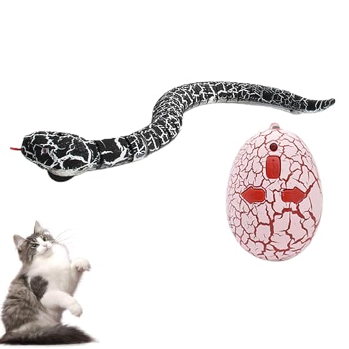 Bexdug RC Schlangenspielzeug, elektrisches Katzenschlangenspielzeug - Elektrisches Schlangenspielzeug für Katzen - USB wiederaufladbares realistisches gefälschtes Schlangenspielzeug, elektronisches von Bexdug