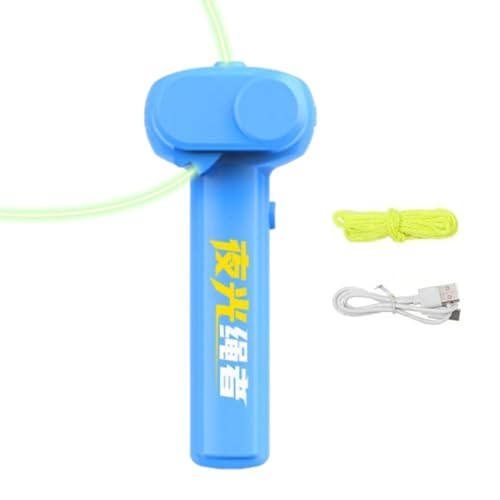 Bexdug Seil-Shooter-Spielzeug, Seil-Startspielzeug - Elektrisch leuchtendes, wiederaufladbares Zappelspielzeug,Handheld-Fidget-Spielzeug für Jungen und Mädchen, tragbarer Seilwerfer für von Bexdug
