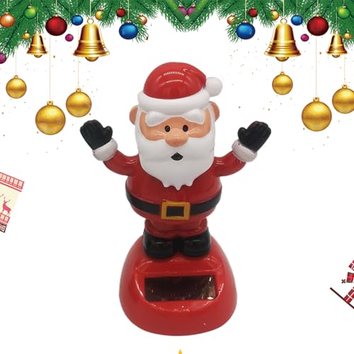 Bexdug Solarbetriebenes Weihnachts-Tanzspielzeug, Weihnachts-Solar-Tanzfigur,Tanzende Dekoration für das Armaturenbrett | Kreative Solar-Tanzfiguren, Spielzeug, Auto-Armaturenbrett, schüttelnde Bexdug Solarbetriebenes Weihnachts-Tanzspielzeug, Weihnachts-Solar-Tanzfigur,Tanzende Dekoration für das Armaturenbrett | Kreative Solar-Tanzfiguren, Spielzeug, Auto-Armaturenbrett, schüttelnde von Bexdug