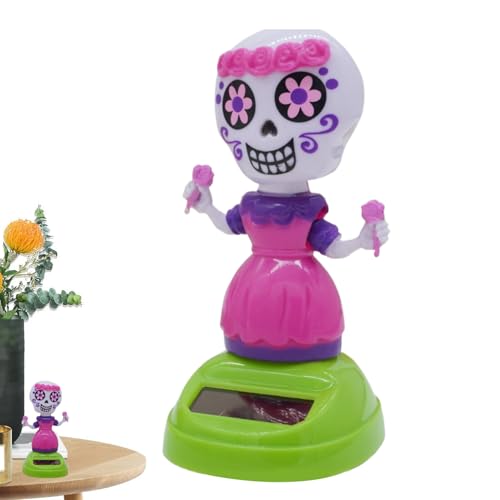 Bexdug Solarspielzeug Für Fenster,Totenkopf-Armaturenbrett-Deko Für Auto | wasserdichte Outdoor-Dekoration Für Halloween-Partys Fensterbank Garten Terrasse Bexdug Solarspielzeug Für Fenster,Totenkopf-Armaturenbrett-Deko Für Auto | wasserdichte Outdoor-Dekoration Für Halloween-Partys Fensterbank Garten Terrasse von Bexdug