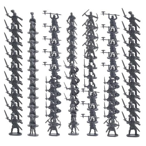 Bexdug Zinnsoldaten - Miniatur Figuren Antike Krieger | 100 Figuren Set Für Kuchen Deko Lernprojekte Kinderpartys Mädchen Bexdug Zinnsoldaten - Miniatur Figuren Antike Krieger | 100 Figuren Set Für Kuchen Deko Lernprojekte Kinderpartys Mädchen von Bexdug