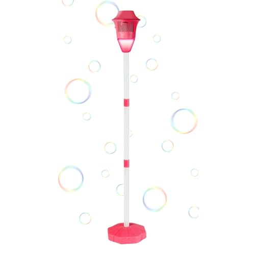 Bubble Maker Ständer, Bubble Torch Machine | Stehender Bubble Maker mit Licht und Musik - Familienfreunde Nachbarn Wieder aufladbar Unterhaltungsspielzeug für Picknick, Versammlung von Bexdug