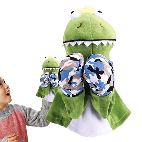 Handpuppen, Tierhandpuppen | Boxing Animal Hand Puppet mit Geräuschen und Action,Toy Plush Stoffed Doll Educational für den Vorschulunterricht von Bexdug