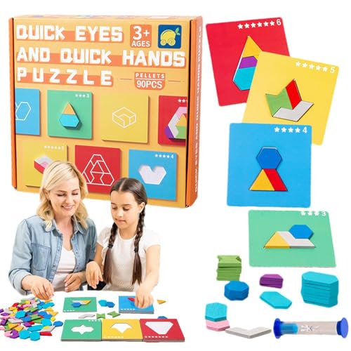 Holzbausteine Puzzle | Knobelspiel Mit Geometrischen Formen | Lernspielzeug Zur Förderung Der Sinneswahrnehmung Und Kognitiven Entwicklung Für Kleinkinder Holzbausteine Puzzle | Knobelspiel Mit Geometrischen Formen | Lernspielzeug Zur Förderung Der Sinneswahrnehmung Und Kognitiven Entwicklung Für Kleinkinder von Bexdug