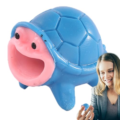 Schildkröten-Stressball - Sensorisches Stressspielzeug - Squeeze Dough Ball Hochelastisches, lustiges und entspannendes Schildkrötenspielzeug für Kinder und Erwachsene, Spielzeugpreise und Bexdug von Bexdug