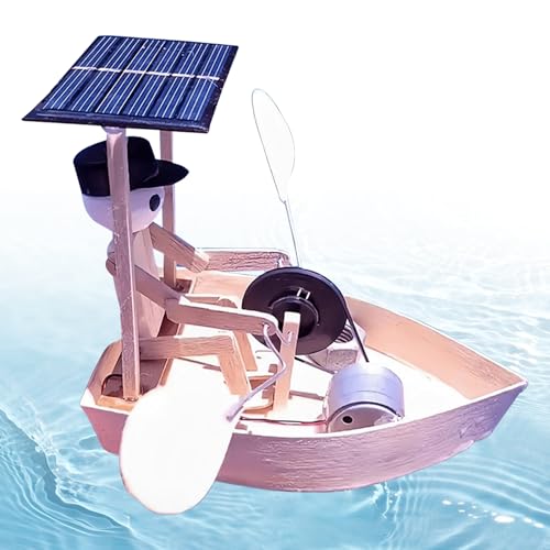 Solarbetriebenes Ruder-Spielzeug - Spaß Boot-Spielzeug Mit Ruderfunktion - Holz-Deko Solarroboter Für Wasserspiel Im Freien Pool Gartenteich Kinderbeschäftigung Solarbetriebenes Ruder-Spielzeug - Spaß Boot-Spielzeug Mit Ruderfunktion - Holz-Deko Solarroboter Für Wasserspiel Im Freien Pool Gartenteich Kinderbeschäftigung von Bexdug