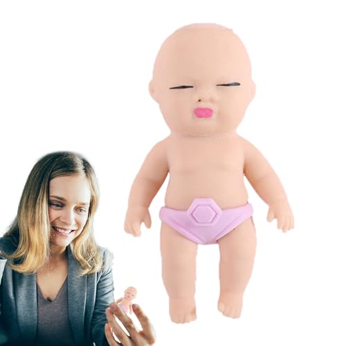 Bexdug Squish-Puppe,Weiche lebensechte Babypuppe | Squish Fidget Toys zur Dekompressionssimulation, lustige Geschenke für Freunde von Bexdug