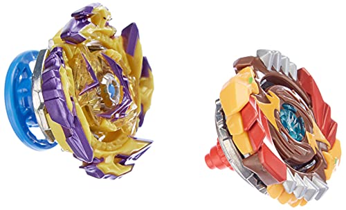 Beyblade Burst Surge Speedstorm Spear Valtryek V6 und Regulus R6 Kreisel Doppelpack – 2 Battle Kreisel, Spielzeug für Kinder von Hasbro