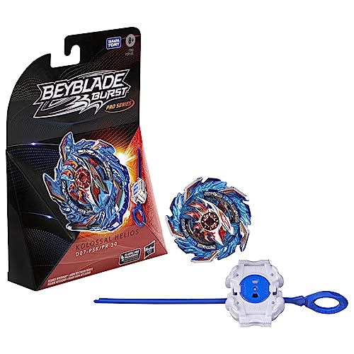 Beyblade Burst Pro Series Kolossal Helios Starter Pack Rotationsshirt mit Launcher, Spielzeug für Jungen und Mädchen ab 8 Jahren von Beyblade