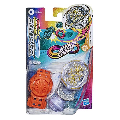 Hasbro Beyblade Burst Rise Hypersphere Royal Genesis G5 Starter Pack – Ausdauer-Typ Battling Top Spielzeug und Rechts-/Links-Spin Launcher, ab 8 Jahren von BEYBLADE
