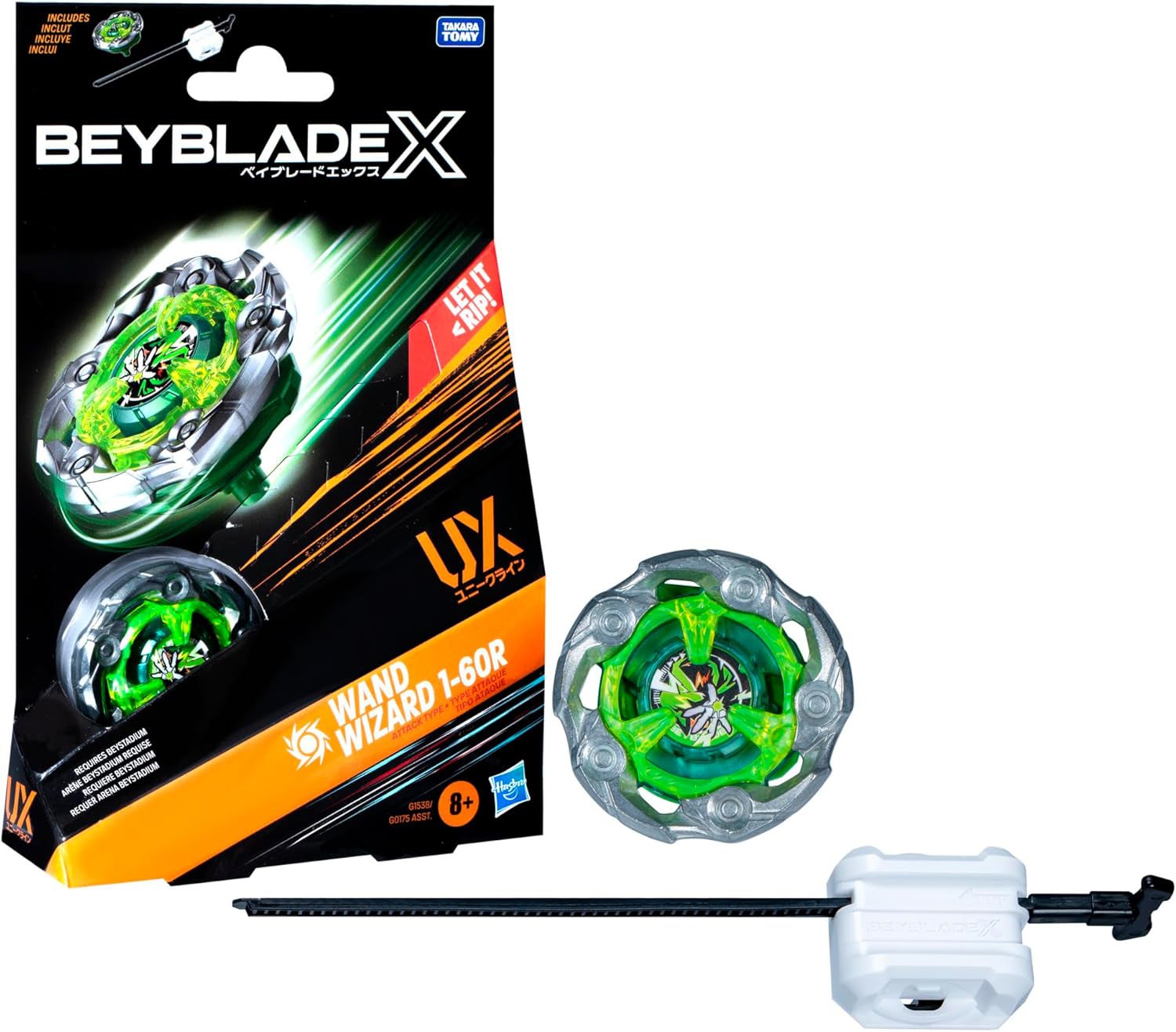 Beyblade Green Wand Wizard Spinner Beyblade Green Wand Wizard Spinner von Beyblade