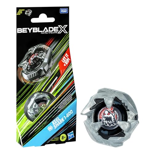 Beyblade X Keel Shark 1-60Q Booster Pack Set mit Attack Type Top; Authentische Takara Tomy Battle Tops Spiele/Spielzeug für Jungen und Mädchen ab 8 Jahren von Beyblade
