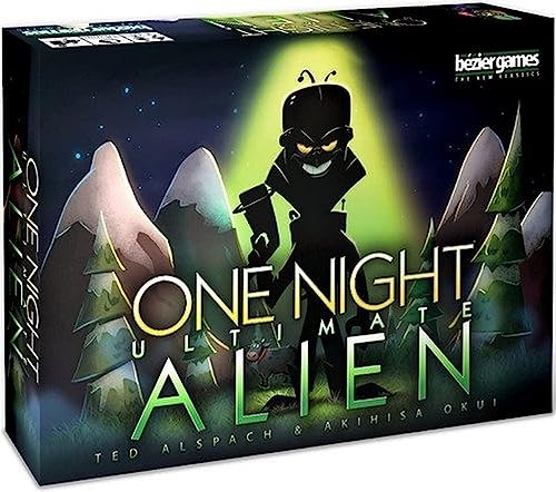 Bezier Games , One Night Ultimate Alien, Board Game, 3 to 10 Players, Ages 8+, 10 Minute Playing Time von Bezier Games